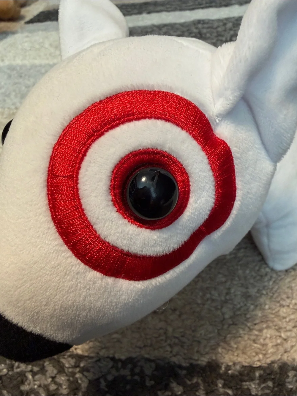 Target Bullseye dog stuffie, EUC!